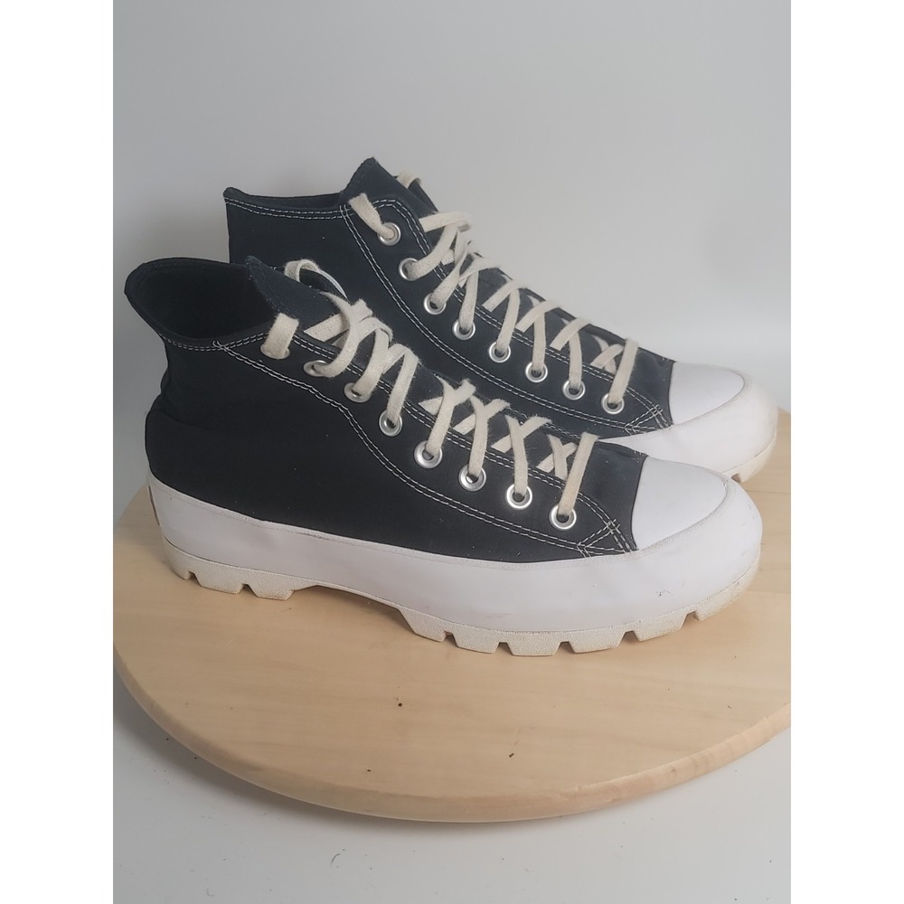 Converse Chuck Taylor All Star Lugged High, Black Platform Women Size 10